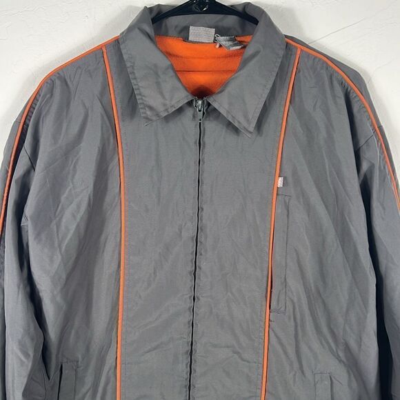 🔥 Vintage NO FEAR Full Zip Polyester Fleece Lined Skateboard Jacket - Men Sz M - Picture 2 of 9